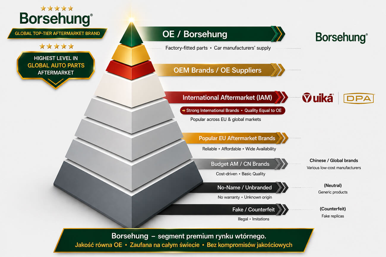 BORSEHUNG, DPA and VIKA brand pyramid